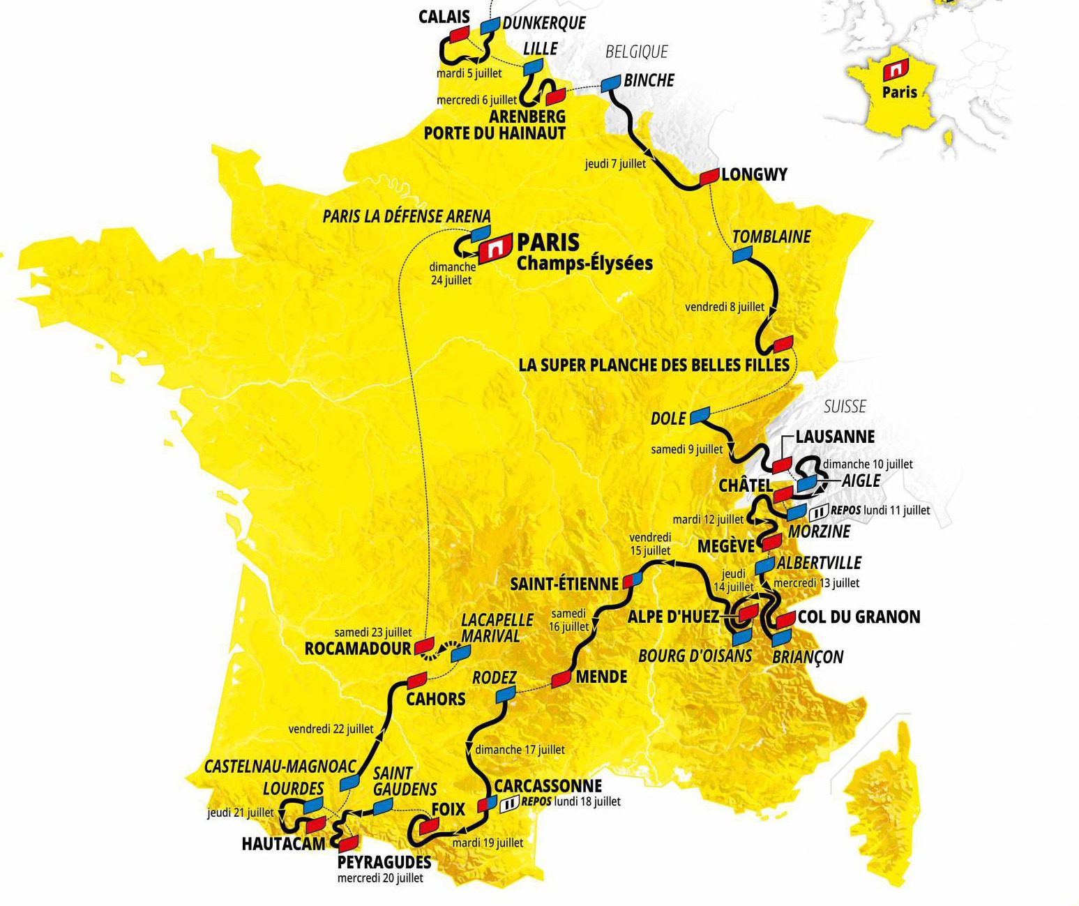 Tour de France Calendar Cheese Company